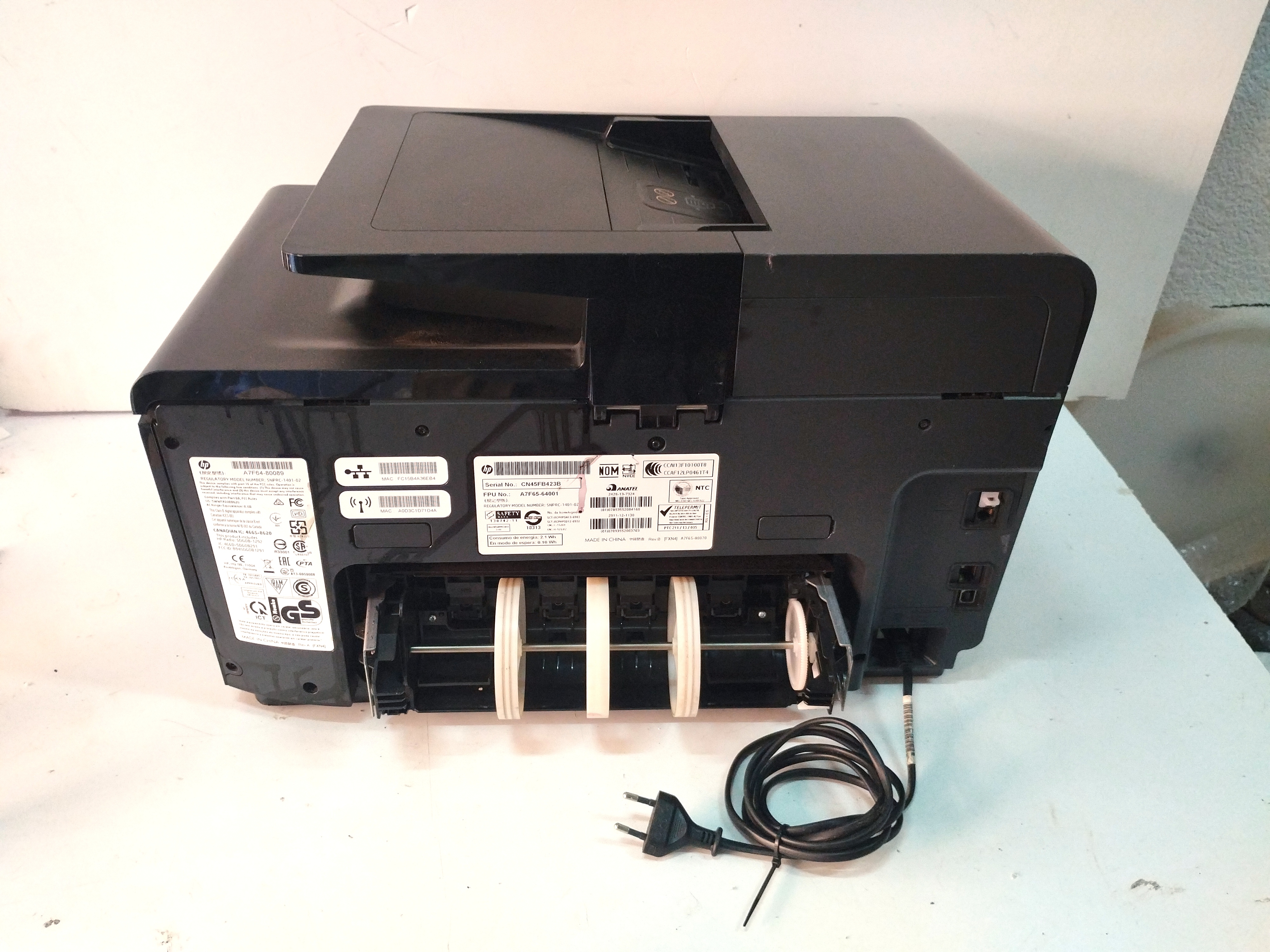 fotocopiadora escaner fax hp plast 32x50x42 1u